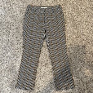 Women's Checkered Pants in Black and White